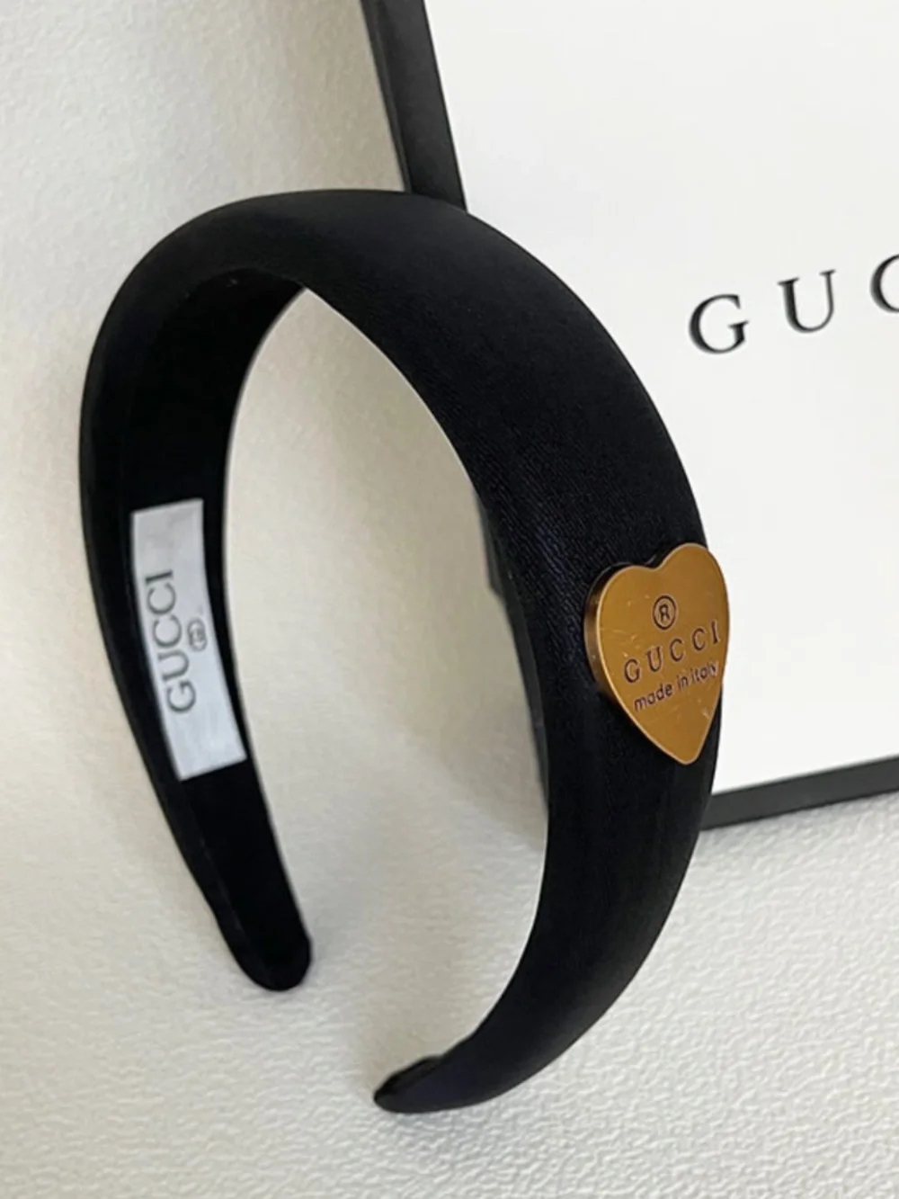 Black Heart Headband New